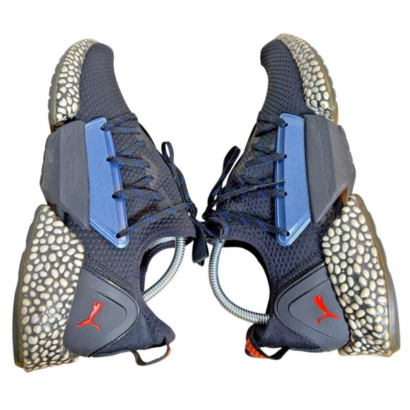 PUMA Hybrid Rocket AERO‎ Runner MENS 10.5 PRE-OWNED Shoes/Sneaker Black/Blue/Red - Picture 1 of 12